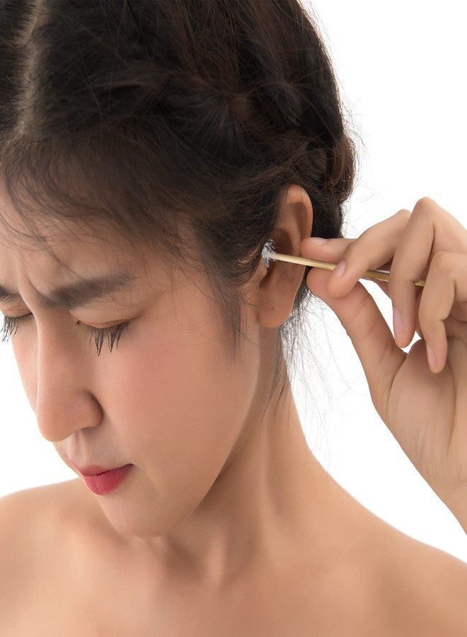 TXIN 12 Pieces Goose Feather Ear Pick, Bamboo Handle Ear Wax Remover, Ear Picker Cleaner, Ear Curette Cleaning Stick, Wood Earwax Removal Tool for Adult Men Women Ear Care Supplies - Image 4